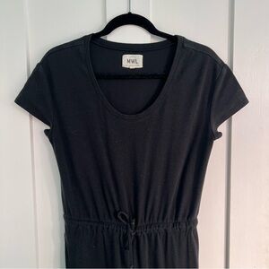 Madewell MWL breeze drawstring cotton jumpsuit